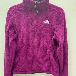 The North Face Purple Full Zip Sweatshirt Jacket Size Small